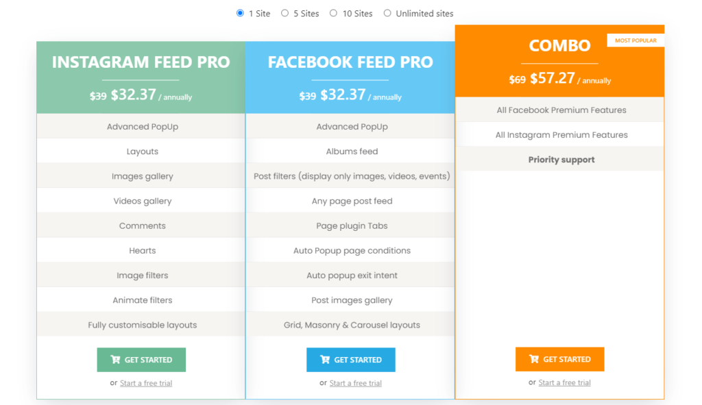 easy social feed preise
