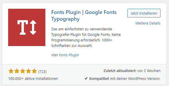 fonts plugin