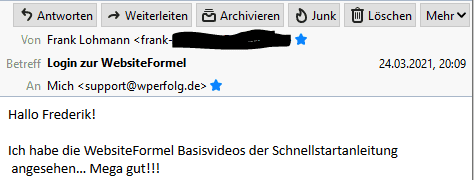 frank lohmann website formel feedback