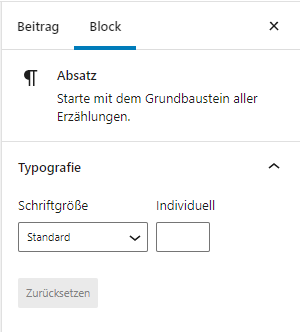 gutenberg block editor