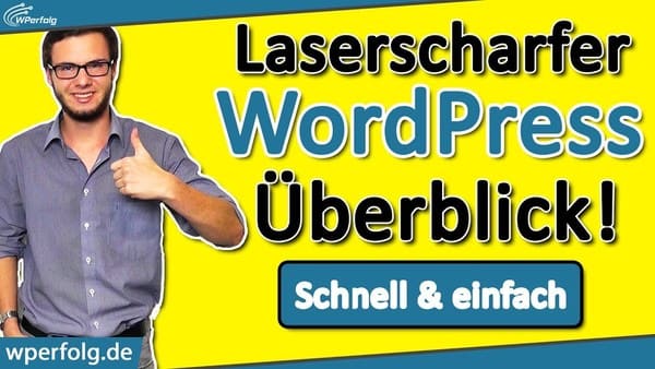 wordpress einfuehrung anfaenger ueberblick