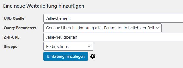 wordpress-plugin-redirection-einrichtung
