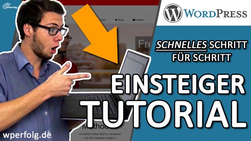 wordpress tutorial deutsch fuer anfaenger website erstellen 2018 bild einfuehrung
